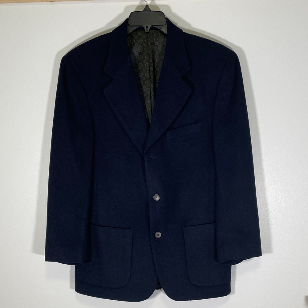 Elegant Dark Blue Men's Blazer